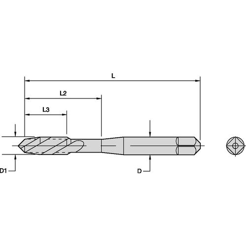 19927 M3X0.5 HS G D3 2F PLUG FS TAP - Exact Tool & Supply