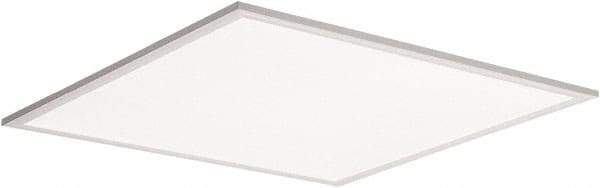 Philips - 0 Lamps, 33 Watts, 3,800 Lumens, 2' x 2', 3,500°K, Electronic Ballast LED Lamp Troffer - 120 to 277 Volt, Dimmable, Acrylic Diffuser, Aluminum Troffer - Exact Tool & Supply