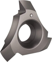 Vargus - 1.5 to 2mm Pitch, 16-11 TPI, Internal Thread, Partial Profile 60° Standard, 7VI VBX Grade Thread Mill Insert - Carbide, TiCN Coating - Exact Tool & Supply