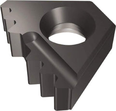 Vargus - 14DER External Right Hand 10 API Round Laydown Threading Insert - Grade VTXP, TiAlN Coated Carbide - Exact Tool & Supply