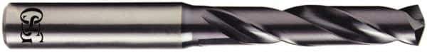 OSG - 3.17mm 140° Solid Carbide Jobber Drill - WD1 Finish, 66mm OAL - Exact Tool & Supply
