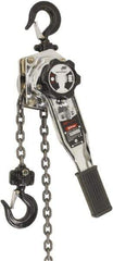 Ingersoll-Rand - 3,300 Lb Lifting Capacity, 15' Lift Height, Lever Hoist - Made from Chain, 53 Lb Avg Pull to Lift Rated Load, 1 Chain - Exact Tool & Supply