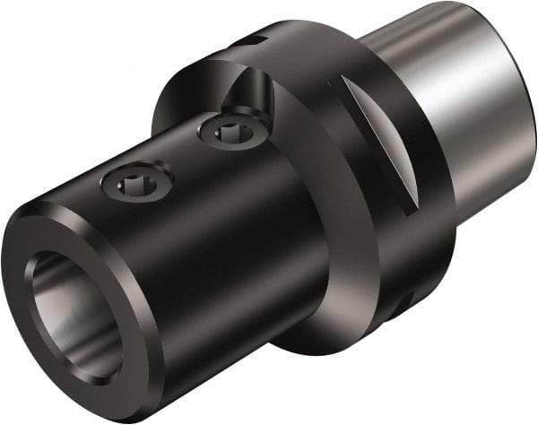 Sandvik Coromant - C8;20 System Size, Modular Tool Holding System Adapter - 80mm Projection, 40mm Body Diam, 128mm OAL, Through Coolant - Exact Tool & Supply