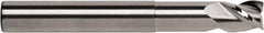 RobbJack - 1/2", 1/2" LOC, 1/2" Shank Diam, 5" OAL, 3 Flute, Solid Carbide Square End Mill - Single End, Diamond-Like Carbon (DLC) Finish, Spiral Flute, 40° Helix, Centercutting, Right Hand Cut, Right Hand Flute, Series FM-301 - Exact Tool & Supply