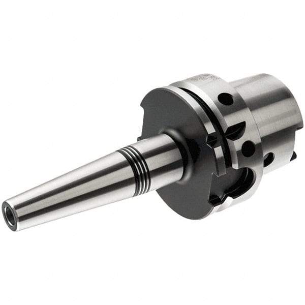 Iscar - 1/8" Hole Diam, HSK63A Taper Shank Shrink Fit Tool Holder & Adapter - 3.024" Projection, 0.39" Nose Diam, 0.63" Clamping Depth, 25,000 RPM, Through Coolant - Exact Tool & Supply