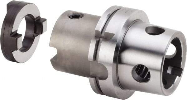 Kennametal - Series HTS, Head Connection 40, 100mm Shank Diam, Drill Body - 69.95mm Drill Body Length to Flange, KM Toolholder, 70mm Nose Diam, 148.85mm OAL, 85mm Drill Body Length, Modular Connection, Through Coolant - Exact Tool & Supply