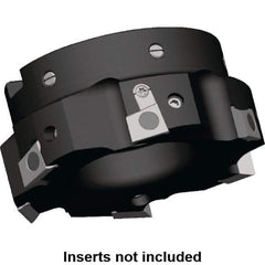 Kennametal - 8 Inserts, 125mm Cut Diam, 40mm Arbor Diam, 9.5mm Max Depth of Cut, Indexable Square-Shoulder Face Mill - 0/90° Lead Angle, 63mm High, BGHX 15L5... Insert Compatibility, Series Fix-Perfect - Exact Tool & Supply