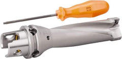 Kennametal - 76.2mm Max Drill Depth, 3xD, 25.4mm Diam, Indexable Insert Drill - 2 Inserts, 50mm Shank Diam, KM50 Modular Connection Shank - Exact Tool & Supply
