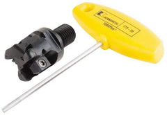 Kennametal - 20mm Cutting Diam, 0.7874" Max Depth of Cut, Modular Connection Indexable Copy End Mill - 3 Inserts, RP.N 0602.. Insert, KIPR Toolholder, Through Coolant - Exact Tool & Supply