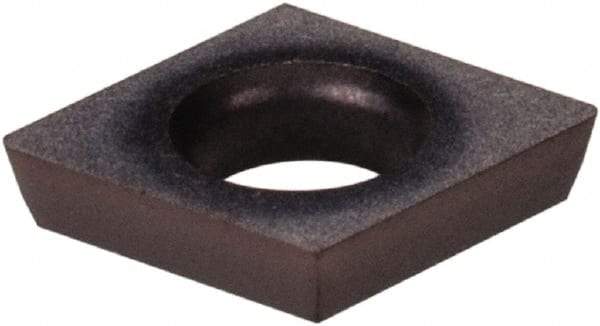 Kennametal - CDHB1.20.60.5 Grade KCU25 Carbide Turning Insert - AlTiN Finish, 80° Diamond, 5/32" Inscr Circle, 0.04 Thick, 0.007" Corner Radius - Exact Tool & Supply