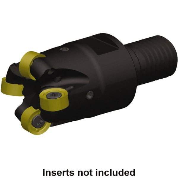 Kennametal - 35mm Cutting Diam, 1.378" Max Depth of Cut, Modular Connection Indexable Copy End Mill - 5 Inserts, RN.J 10T3M0.N.. Insert, KDR Toolholder, Through Coolant - Exact Tool & Supply