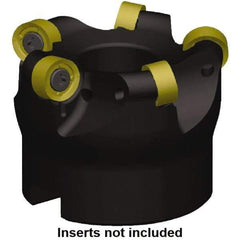 Kennametal - 63mm Cut Diam, 5mm Max Depth, 22mm Arbor Hole, 7 Inserts, RN.J 10T3... Insert Style, Indexable Copy Face Mill - KDR Cutter Style, 50mm High, Series Rodeka - Exact Tool & Supply
