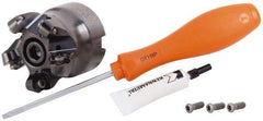 Kennametal - 42mm Cut Diam, 6mm Max Depth, 16mm Arbor Hole, 4 Inserts, RP.T 1204... Insert Style, Indexable Copy Face Mill - 37,800 Max RPM, 40mm High, Through Coolant, Series KSRM - Exact Tool & Supply