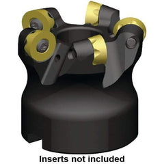 Kennametal - 47mm Cut Diam, 8mm Max Depth, 22mm Arbor Hole, 6 Inserts, RP..T1605M0.. Insert Style, Indexable Copy Face Mill - KSRM Cutter Style, 21,700 Max RPM, 50mm High, Through Coolant, Series KSRM - Exact Tool & Supply
