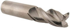 Kennametal - 1", 3 Flute, Single End, Solid Carbide, 0.03" Corner Radius End Mill - 5" OAL, 38° Helix, Right Hand Flute, 2" LOC, Right Hand Cut - Exact Tool & Supply
