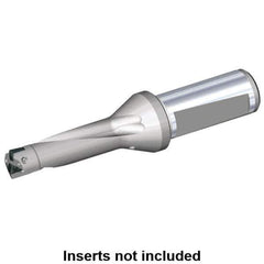 Kennametal - 61.5mm Max Drill Depth, 3xD, 20.5mm Diam, Indexable Insert Drill - 2 Inserts, 32mm Shank Diam, Whistle Notch Shank - Exact Tool & Supply