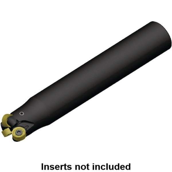 Kennametal - 32mm Cutting Diam, 32mm Shank Diam, 1.26" Max Depth of Cut, Straight Shank Indexable Copy End Mill - 3 Inserts, RN.J 10T3M0.N.. Insert, KDR Toolholder - Exact Tool & Supply