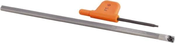 Kennametal - 6.91mm Min Bore Diam, 150mm OAL, 6mm Shank Diam, E-SCLD Indexable Boring Bar - CD.. S4T002 Insert, Screw Holding Method - Exact Tool & Supply