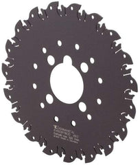 Kennametal - Arbor Hole Connection, 1/8" Cutting Width, 2-1/4" Depth of Cut, 8" Cutter Diam, 2" Hole Diam, 19 Tooth Indexable Slotting Cutter - KVNS Toolholder, OD 3118.. Insert - Exact Tool & Supply