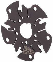 Kennametal - Arbor Hole Connection, 1/16" Cutting Width, 5/8" Depth of Cut, 2-1/2" Cutter Diam, 5/8" Hole Diam, 5 Tooth Indexable Slotting Cutter - KVNS Toolholder, OD 1063.. Insert - Exact Tool & Supply
