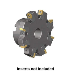 Kennametal - Shell Mount Connection, 0.359" Cutting Width, 1.709" Depth of Cut, 160mm Cutter Diam, 1.5748" Hole Diam, 10 Tooth Indexable Slotting Cutter - KSSM Toolholder, SP.T 10T3.. Insert, Right Hand Cutting Direction - Exact Tool & Supply