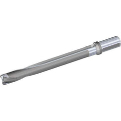 Kennametal - Series KSEM Plus, Head Connection FDS28, 8xD, 1-1/2" Shank Diam, Drill Body - SSF Toolholder, 26.49mm Nose Diam, 378.26mm OAL, 283.01mm Drill Body Length, 226.01mm Flute Length, Weldon Flat Shank, Through Coolant - Exact Tool & Supply