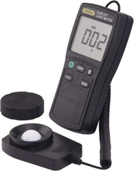 General - AAA Batteries, 2,000 FC, LCD Display, Silicone Photodiode, Light Meter - 3 Accuracy, Compatible with All Visible Light Lighting, Built In Memory - Exact Tool & Supply