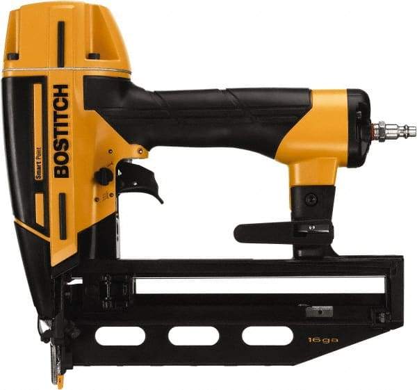 Stanley Bostitch - 1-1/4 to 2-1/2" Nail Length, 16 Gauge Finish Air Nailer Kit - 70 to 120 psi - Exact Tool & Supply