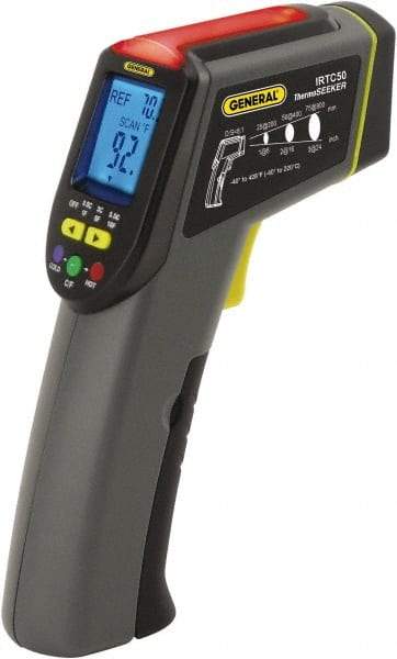 General - -40 to 220°C (-40 to 428°F) Infrared Thermometer - 8:1 Distance to Spot Ratio - Exact Tool & Supply