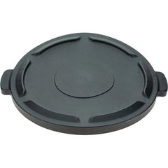 O-Cedar - Round Lid for Use with 44 Gal Round Trash Cans - Black, Plastic, For O-Cedar 6844 - Exact Tool & Supply
