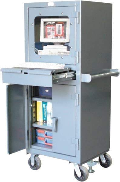 Strong Hold - Computer Cabinets Type: Mobile Computer Cabinet Width (Inch): 26 - Exact Tool & Supply