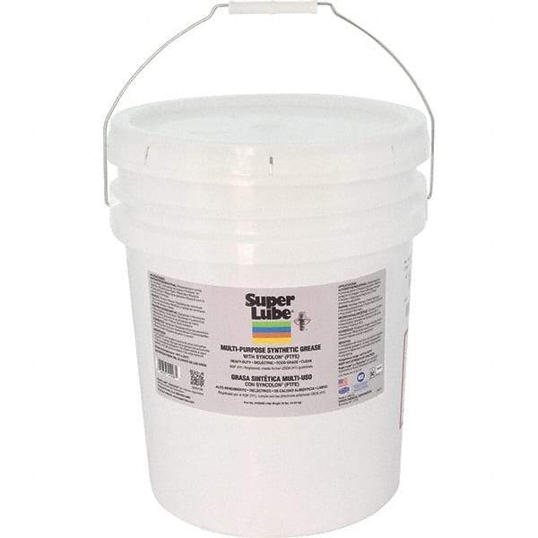 Synco Chemical - 30 Lb Pail Synthetic General Purpose Grease - Translucent White, Food Grade, 450°F Max Temp, NLGIG 00, - Exact Tool & Supply