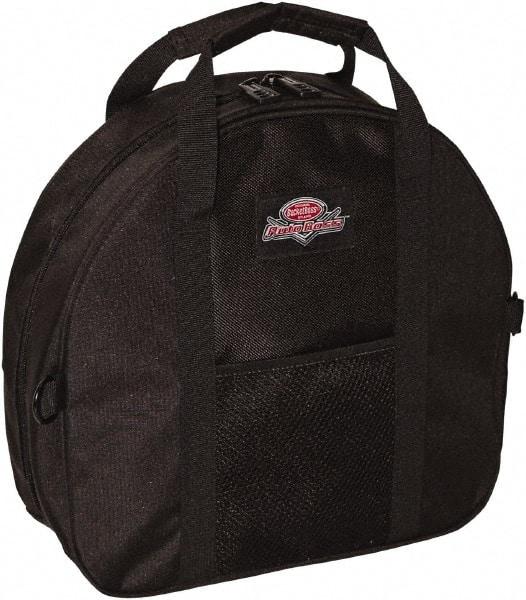 Bucket Boss - 2 Pocket Black Polyester Cable & Tool Bag - 4-13/64" Wide x 14-1/2" Deep x 13-51/64" High - Exact Tool & Supply