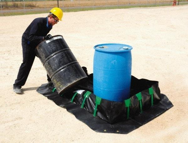 UltraTech - 2,244 Gal Copolymer 2000 Ultra-Spill Berm - 1' High x 10' Wide x 30" Long - Exact Tool & Supply
