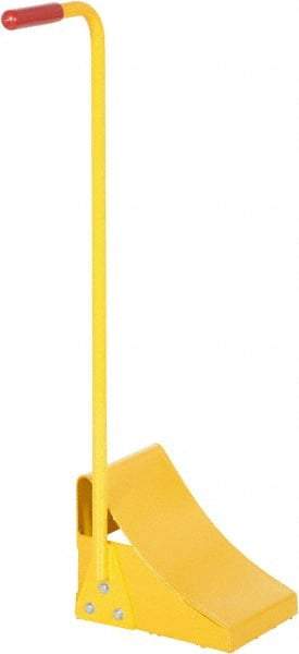 Vestil - 16-3/4" Wide x 37-3/8" High x 10-3/4" Deep, Steel Wheel Chock - Exact Tool & Supply