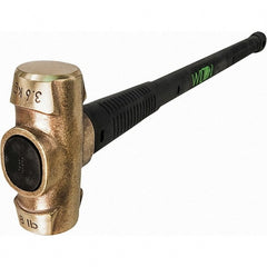 Wilton - Non-Sparking Hammers Tool Type: Brass Hammer Head Material: Brass - Exact Tool & Supply