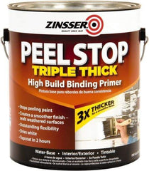 Rust-Oleum - 1 Gal White Peel Stop Primer - 50 to 200 Sq Ft Coverage, <100 gL Content, Quick Drying, Interior/Exterior - Exact Tool & Supply