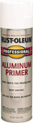 Rust-Oleum - 14 oz Aluminum Aluminum Primer - 14 Sq Ft Coverage, Quick Drying, Interior/Exterior - Exact Tool & Supply
