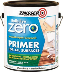 Rust-Oleum - 1 Gal White Primer Sealer - 400 Sq Ft Coverage, <1 gL Content, Quick Drying, Interior/Exterior - Exact Tool & Supply
