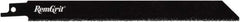 Disston - 8" Long x 3/4" Thick, Bi-Metal Reciprocating Saw Blade - Straight Profile, Toothed Edge, Universal Shank - Exact Tool & Supply