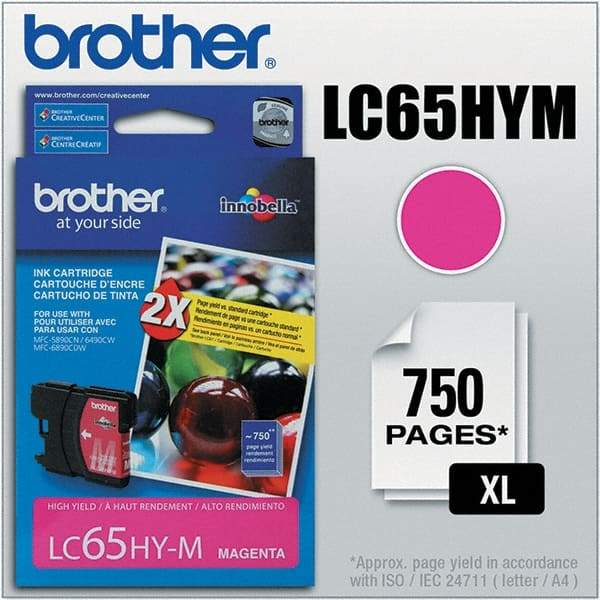 Brother - Magenta Ink Cartridge - Use with Brother MFC-5890CN, 5895CW, 6490CW, 6890CDW - Exact Tool & Supply