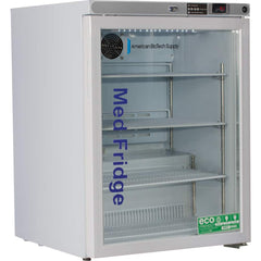American BioTech Supply - Laboratory Refrigerators and Freezers Type: Pharmacy Refrigerator Volume Capacity: 5.2 Cu. Ft. - Exact Tool & Supply