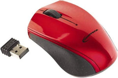 innovera - Red, Black Mouse - Use with Mac OS X, Windows 2000, XP, Vista, 7 - Exact Tool & Supply