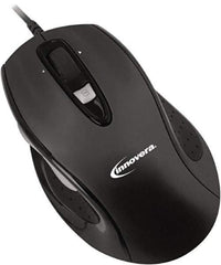 innovera - Black Mouse - Use with Mac OS X 10.4-10.7, Windows 98SE, Windows 2000, Windows XP, Windows Vista, 7 - Exact Tool & Supply