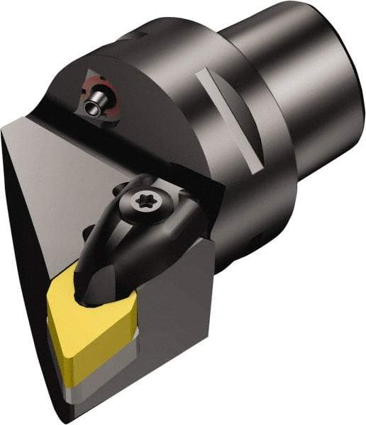 Sandvik Coromant - Right Hand Cut, Size C4, DNMG 332 Insert Compatiblity, Modular Turning & Profiling Cutting Unit Head - 27mm Ctr to Cutting Edge, 50mm Head Length, Through Coolant, Series T-Max P - Exact Tool & Supply