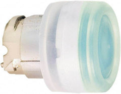 Schneider Electric - 22mm Mount Hole, Flush, Pushbutton Switch Only - Round, Green Pushbutton, Nonilluminated, Momentary (MO) - Exact Tool & Supply