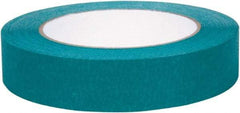 Duck - 15/16" Wide x 60 Yd Long Green Poly-Coated Paper Masking Tape - Series 240572 - Exact Tool & Supply