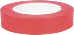 Duck - 15/16" Wide x 60 Yd Long Red Poly-Coated Paper Masking Tape - Series 240571 - Exact Tool & Supply