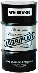 Lubriplate - 16 Gal Drum, Mineral Gear Oil - 15°F to 280°F, 650 SUS Viscosity at 100°F, 84 SUS Viscosity at 210°F, ISO 100 - Exact Tool & Supply