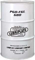 Lubriplate - 55 Gal Drum, Synthetic Gear Oil - 23°F to 449°F, 725 St Viscosity at 40°C, 122 St Viscosity at 100°C, ISO 680 - Exact Tool & Supply